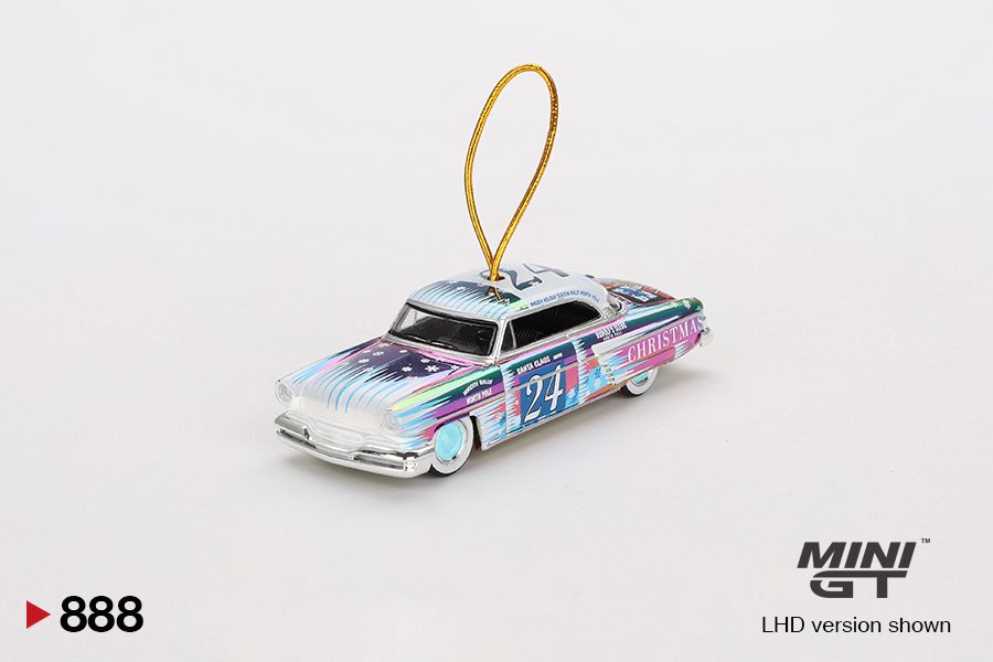 MINI GT No.888 Lincoln Capri Christmas Hot Rod by Tim Sadchikov 2024 Christmas Edition Limited