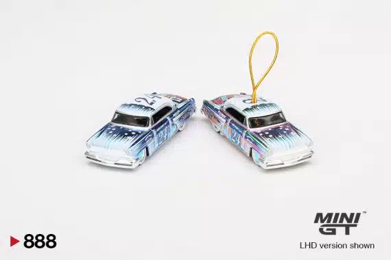 MINI GT No.888 Lincoln Capri Christmas Hot Rod by Tim Sadchikov 2024 Christmas Edition Limited