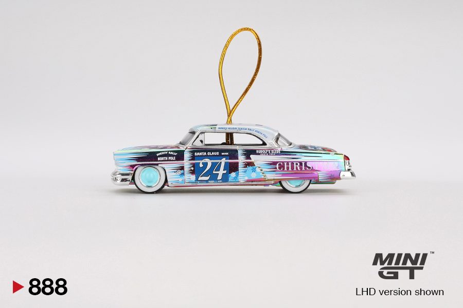 MINI GT No.888 Lincoln Capri Christmas Hot Rod by Tim Sadchikov 2024 Christmas Edition Limited