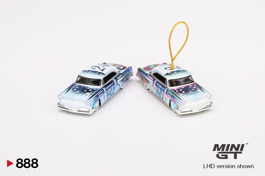 MINI GT No.888 Lincoln Capri Christmas Hot Rod by Tim Sadchikov 2024 Christmas Edition Limited