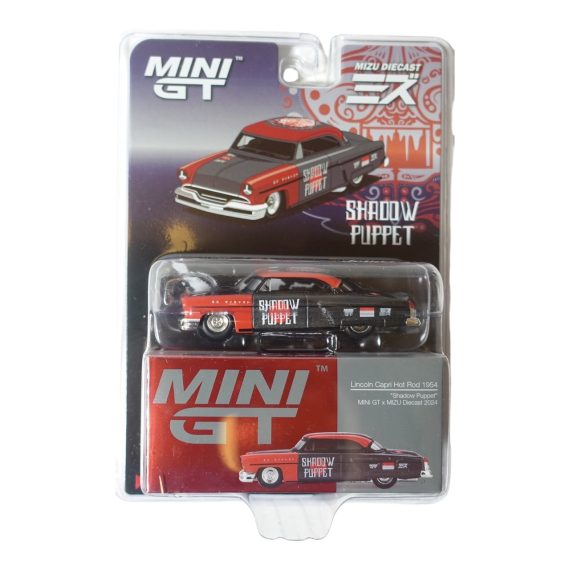 MINI GT No.874 Lincoln Capri Hot Rod 1954 "Shadow Puppet" MINI GT x MIZU Diecast 2024 MGT00874