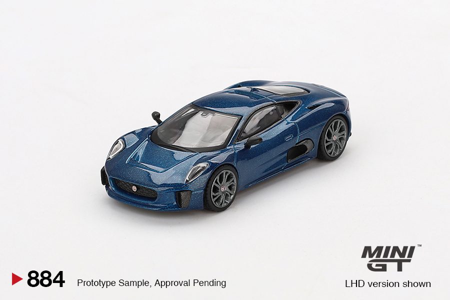 MINI GT No.884 Jaguar C-X75 Blue MGT00884