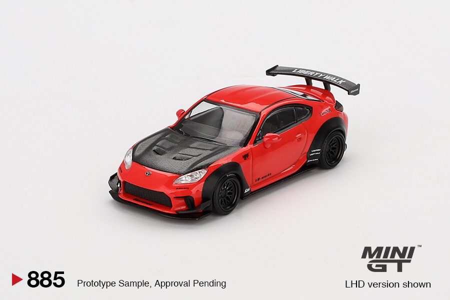 MINI GT No.885 Toyota GR86 LB★Nation Red MGT00885