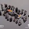 MINI GT Oracle Red Bull Racing RB19 #1 Max Verstappen  2023 F1 2023 Japanese Grand Prix Pit Crew Set