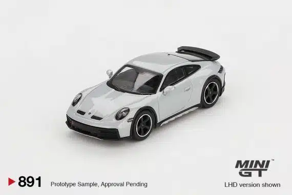 MINI GT No.891 Porsche 911 Dakar Ice Gray Metallic MGT00891