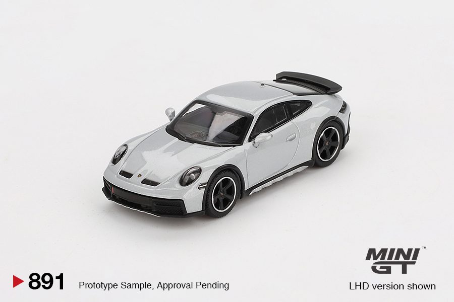 MINI GT No.891 Porsche 911 Dakar Ice Gray Metallic MGT00891