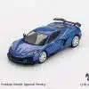 MINI GT No.892 Chevrolet Corvette Z06 2023 Elkhart Lake Blue Metallic MGT00892