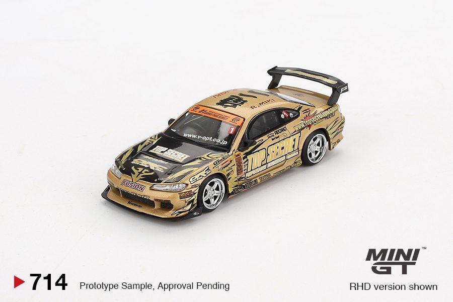 MINI GT No.714 Nissan Silvia (S15) Top Secret D1GP MGT00714