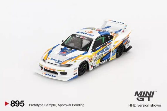 MINI GT No.895 Nissan LB-Super Silhouette S15 SILVIA #555 2023 Formula Drift Japan