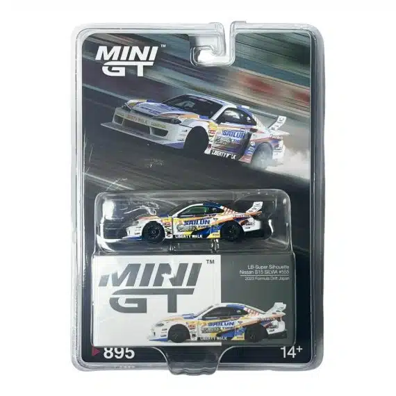 MINI GT No.895 Nissan LB-Super Silhouette S15 SILVIA #555 2023 Formula Drift Japan