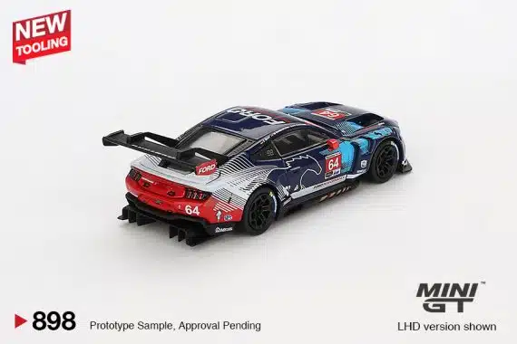 MINI GT No.898 Ford Mustang GT3 #64 Ford Multimatic Motorsports 2024 IMSA Daytona 24 Hrs MGT00898