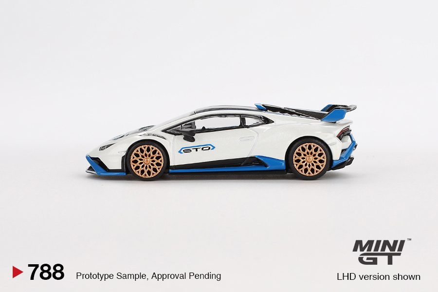 MINI GT No.788 Lamborghini Huracán STO Bianco Asopo MGT00788