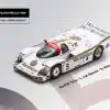 Sparky 1/64 Porsche 956 No.9 Le Mans 24H 1984 W. Brun