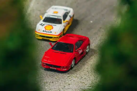 Tarmac Works 1:64 HOBBY64 Ferrari F355 Challenge Presentation T64-083-PRE