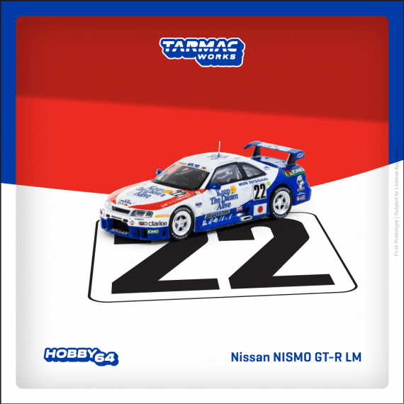 Tarmac Works 1:64 HOBBY64 Nissan NISMO GT-R LM 24h of Le Mans 1995