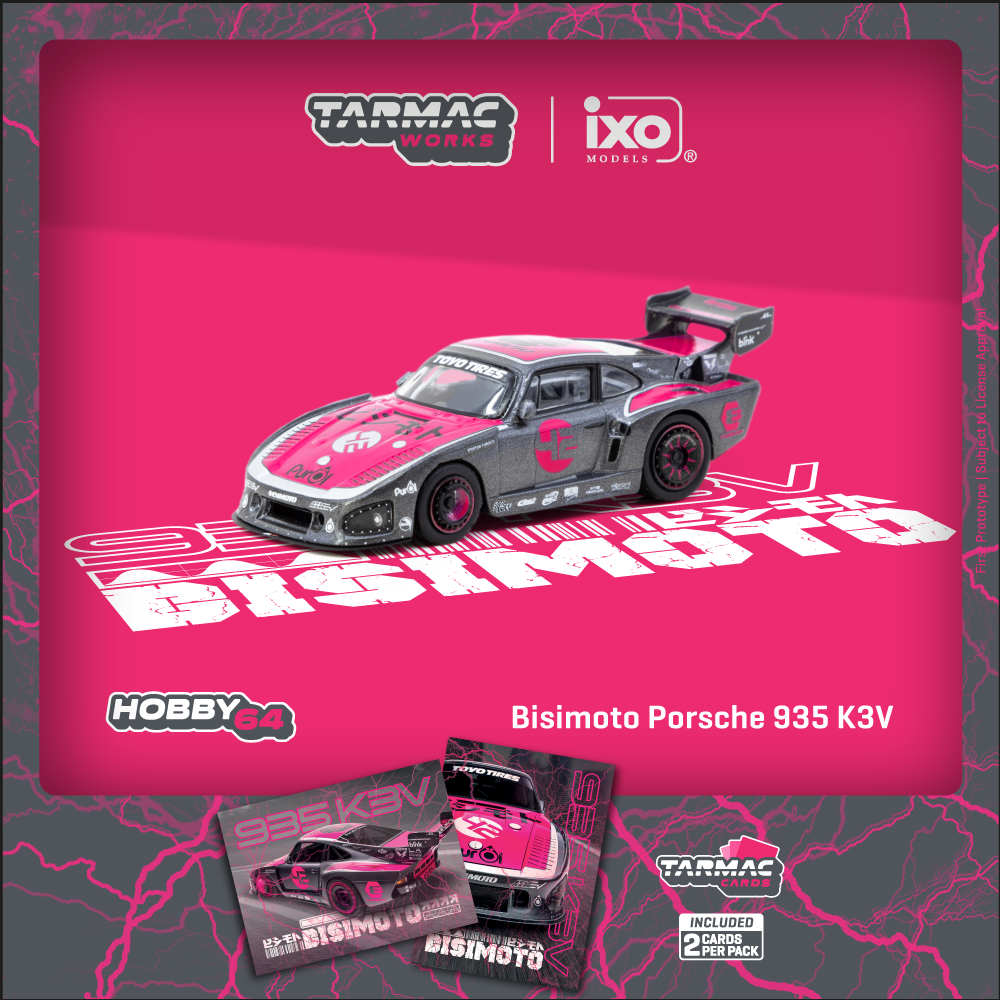 Tarmac Works 1:64 HOBBY64 Bisimoto Porsche 935 K3V Model Car