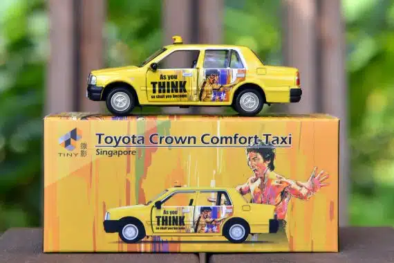 TINY Toyota Crown Comfort Taxi As you Think so shall you become ATCSG64040