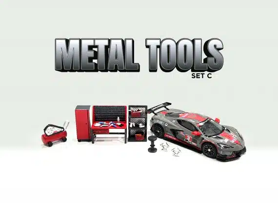 American Diorama 1:64 Figure Set: Metal Tools – Set C AD-2419