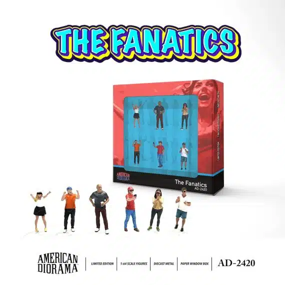 American Diorama 1:64 Figure Set: The Fanatics AD-2420
