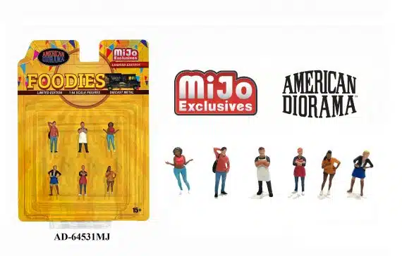 American Diorama 1:64 Figure Set: Foodies AD-64531MJ