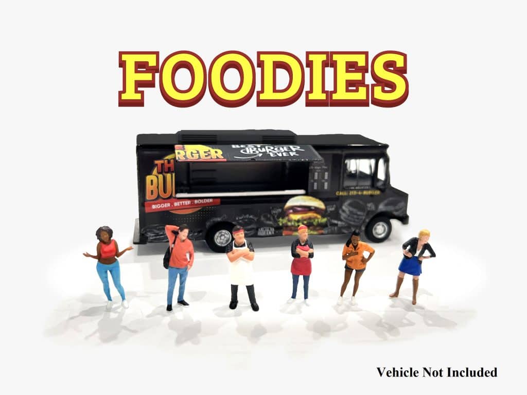 American Diorama 1:64 Figure Set: Foodies AD-64531MJ