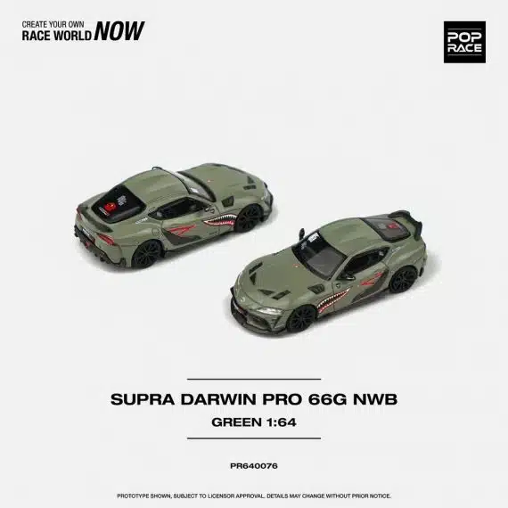 POP RACE 1:64 Darwinpro 66G NWB Supra PR640076