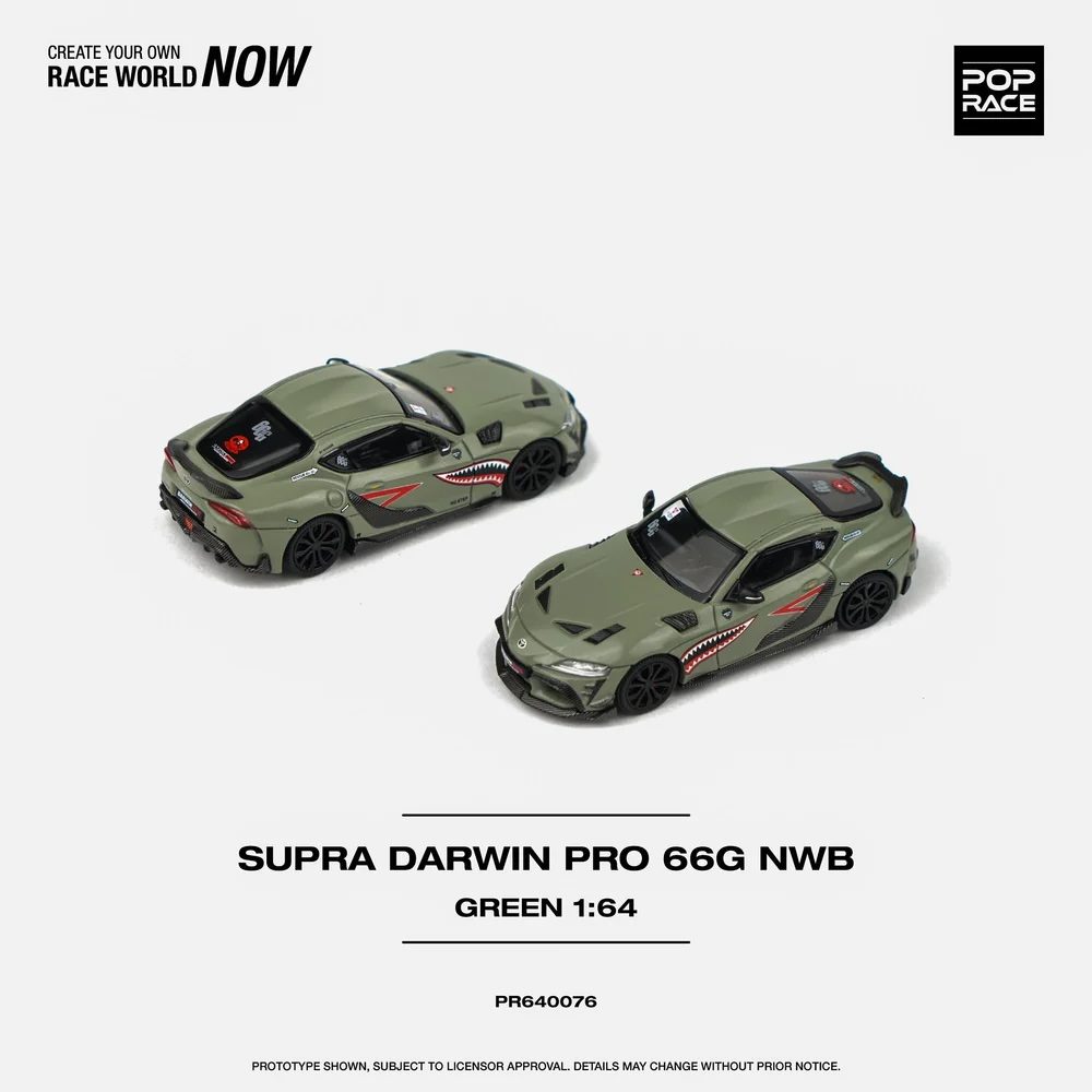 POP RACE 1:64 Darwinpro 66G NWB Supra PR640076