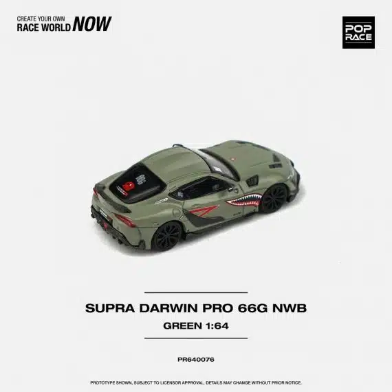 POP RACE 1:64 Darwinpro 66G NWB Supra PR640076
