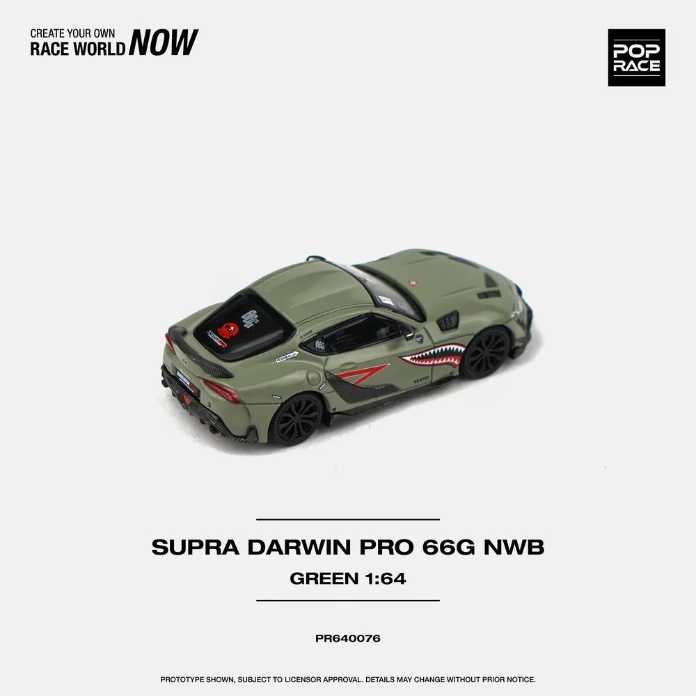 POP RACE 1:64 Darwinpro 66G NWB Supra PR640076