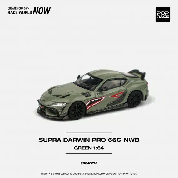 POP RACE 1:64 Darwinpro 66G NWB Supra PR640076