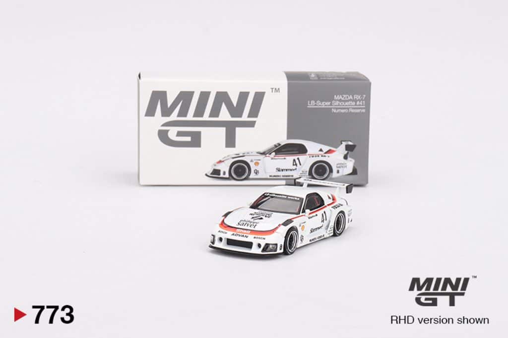 MINI GT No.773 miJo Exclusive MAZDA RX-7 LB-Super Silhouette