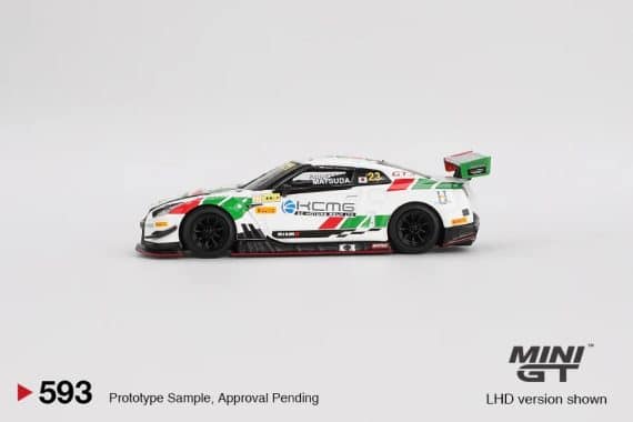 MINI GT No.593 Nissan GT-R NISMO GT3 #23 KCMG 2018 FIA GT World Cup Macau