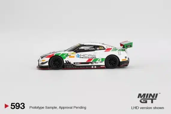 MINI GT No.593 Nissan GT-R NISMO GT3 #23 KCMG 2018 FIA GT World Cup Macau