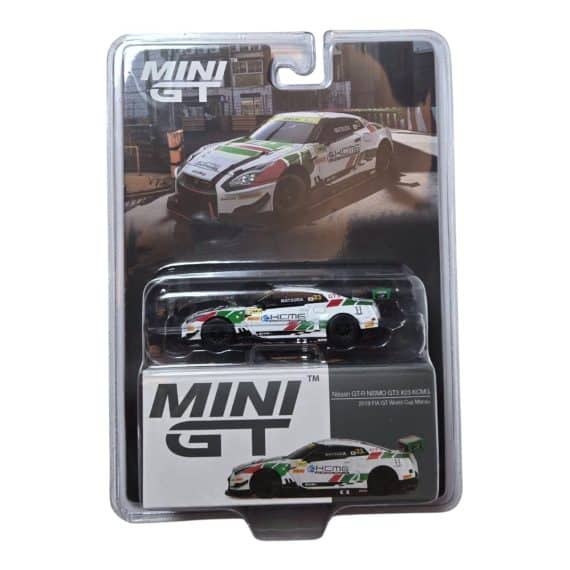 MINI GT No.593 Nissan GT-R NISMO GT3 #23 KCMG 2018 FIA GT World Cup Macau