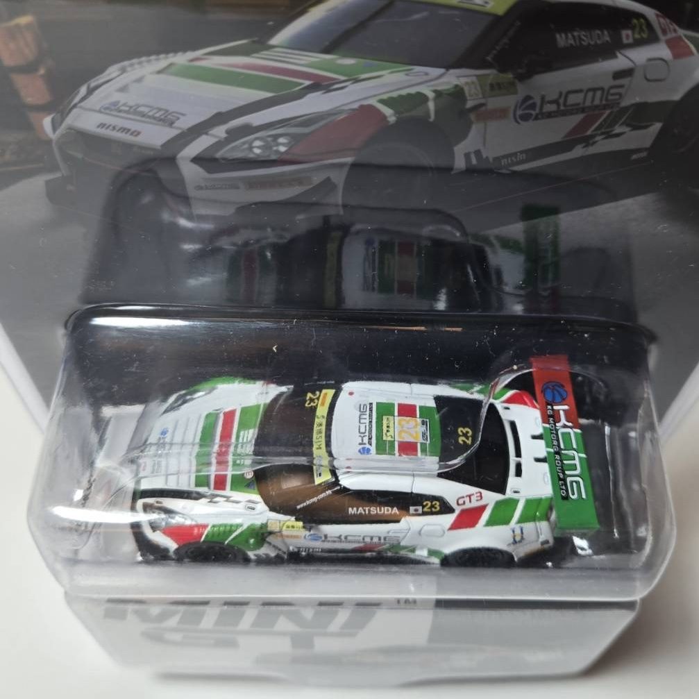 MINI GT No.593 Nissan GT-R NISMO GT3 #23 KCMG 2018 FIA GT World Cup Macau
