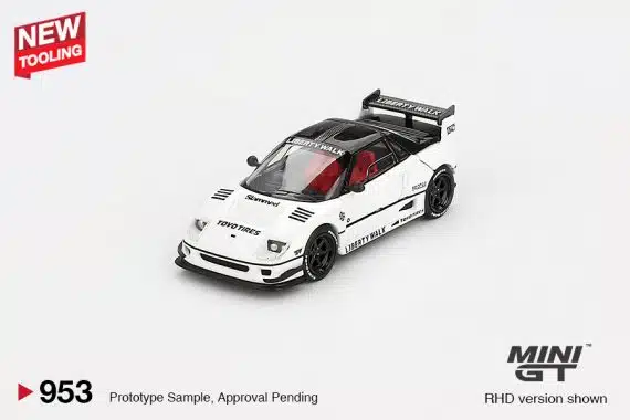 MINI GT No.953 Mazda AZ-1 Liberty Walk LB40 White 2024 Tokyo Auto Salon MGT00953