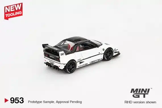 MINI GT No.953 Mazda AZ-1 Liberty Walk LB40 White 2024 Tokyo Auto Salon MGT00953