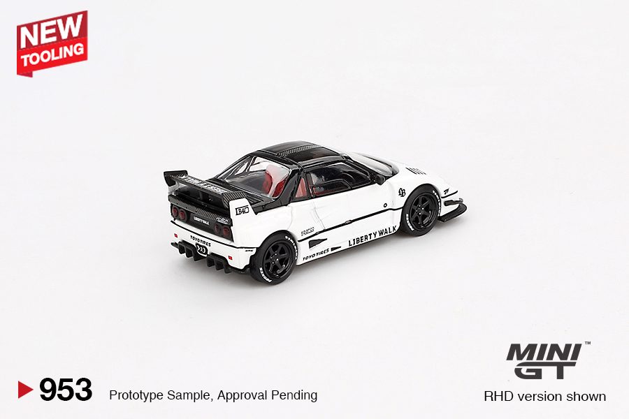 MINI GT No.953 Mazda AZ-1 Liberty Walk LB40 White 2024 Tokyo Auto Salon MGT00953