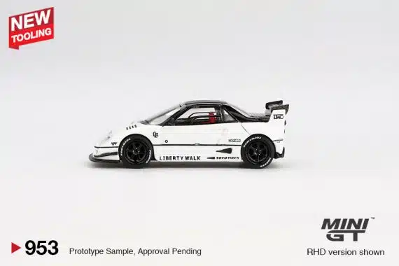 MINI GT No.953 Mazda AZ-1 Liberty Walk LB40 White 2024 Tokyo Auto Salon MGT00953