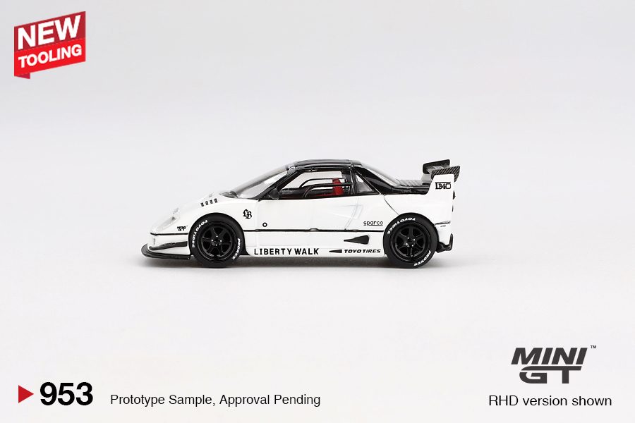MINI GT No.953 Mazda AZ-1 Liberty Walk LB40 White 2024 Tokyo Auto Salon MGT00953