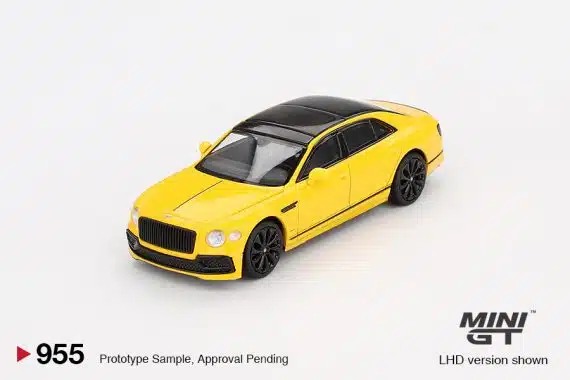 MINI GT No.955 Bentley Flying Spur Monaco Yellow MGT00955