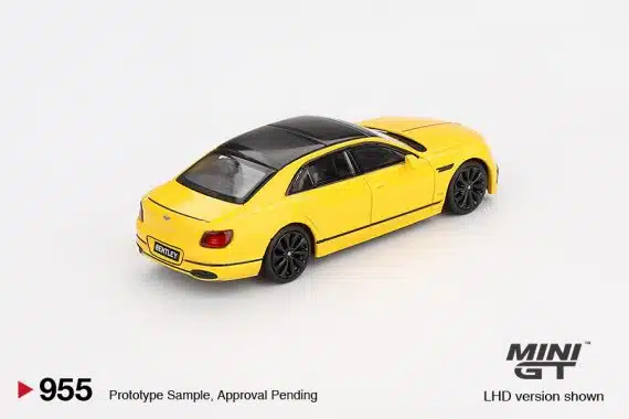 MINI GT No.955 Bentley Flying Spur Monaco Yellow MGT00955