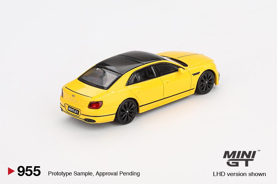 MINI GT No.955 Bentley Flying Spur Monaco Yellow MGT00955
