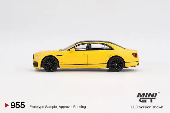 MINI GT No.955 Bentley Flying Spur Monaco Yellow MGT00955
