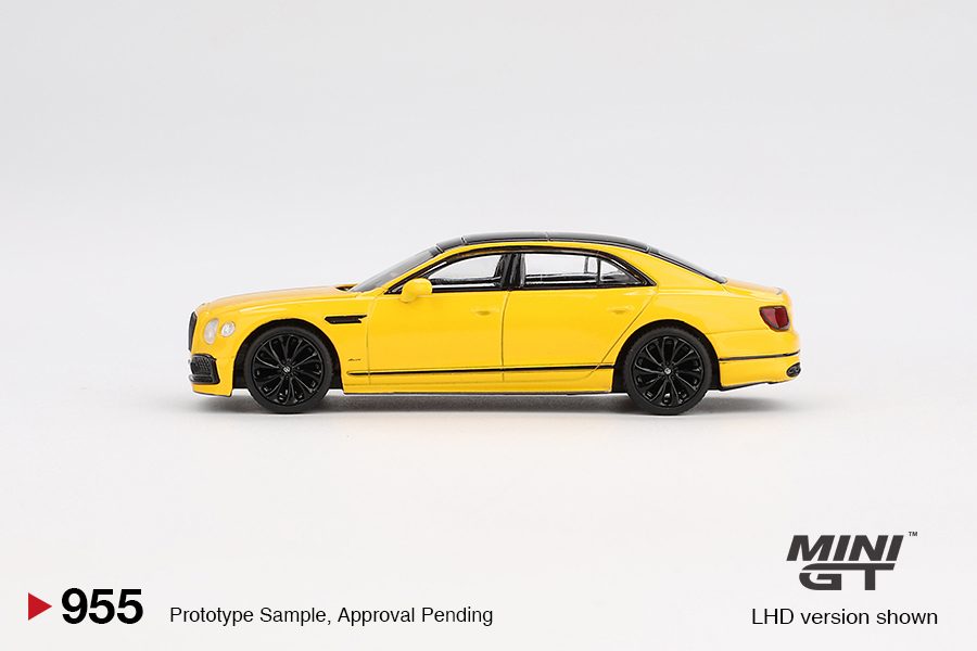 MINI GT No.955 Bentley Flying Spur Monaco Yellow MGT00955