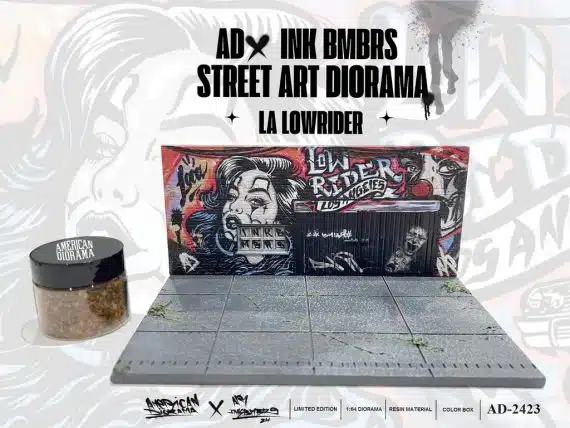 American Diorama 1:64 Street Art Diorama: LA Lowrider AD-2423