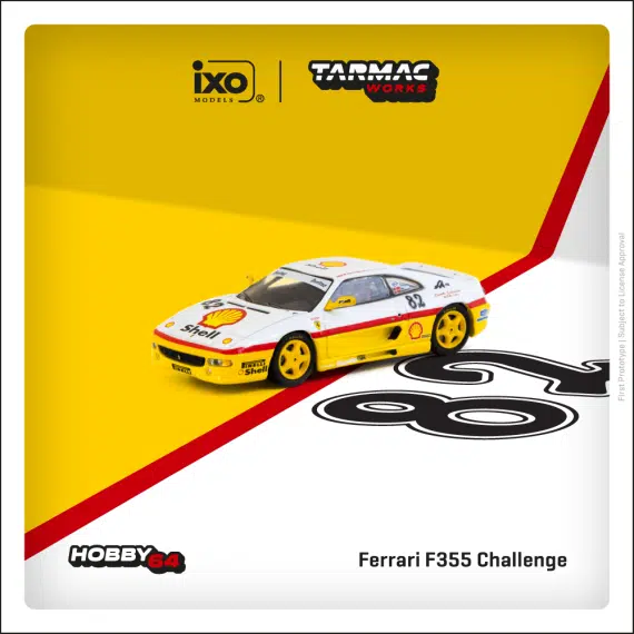 Tarmac Works 1:64 HOBBY64 Ferrari F355 Challenge Ferrari F355 Challenge 1999 T64-083-99CHA82