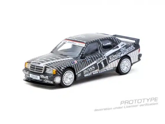 Tarmac Works 1:64 GLOBAL64 Mercedes-Benz 190 E 2.5-16 EVO 1 DTM 1989 Klaus Ludwig