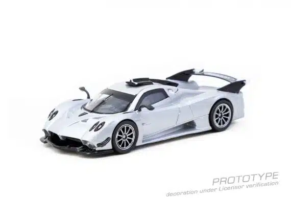 Tarmac Works 1:64 GLOBAL64 Pagani Huayra R Satin Silver T64G-TL035-SL