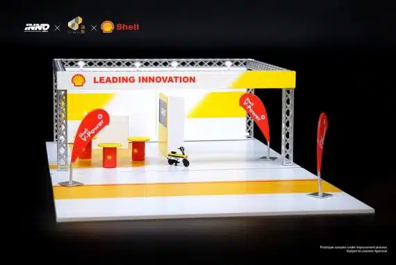 INNO64 1:64 Leading Innovation Shell Exhibition Kiosk DIO64-001-SHELL